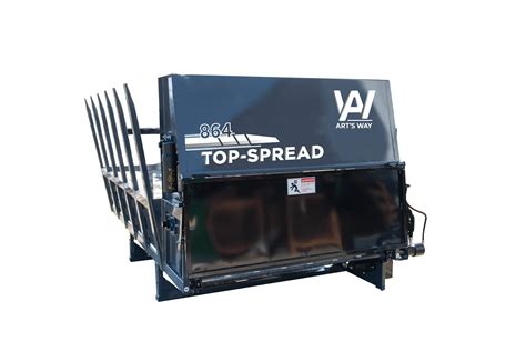 skid steer square bale chopper|art's way top spread bale.